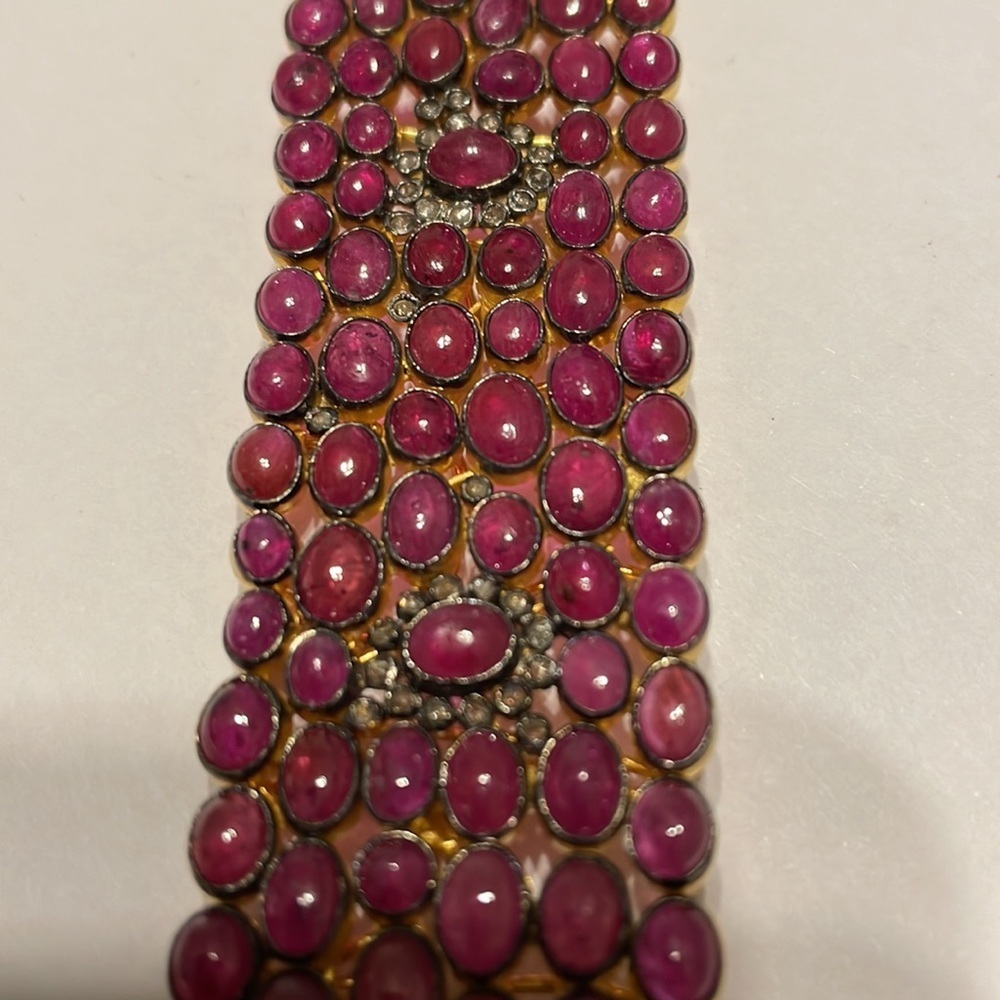 Ruby Six Layered Bracelet Bangle - image 7